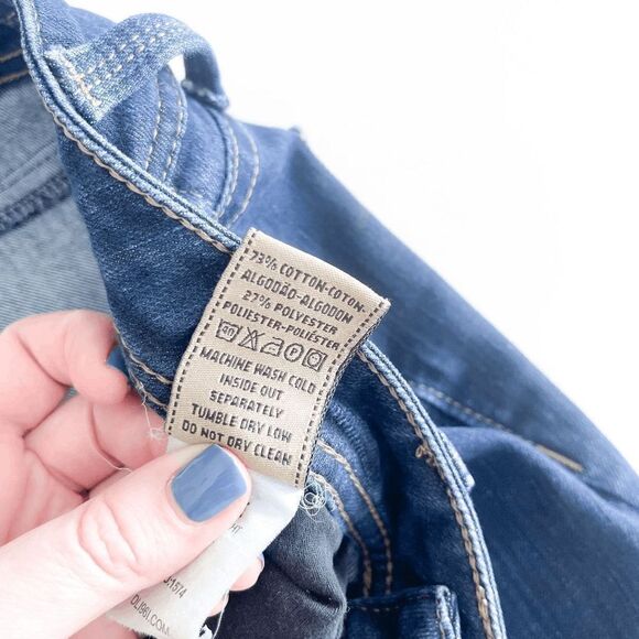 DLI961 Womens Denim Jeans Kate Slim Straight Cut Blue Wash Size 28 - Picture 8 of 13